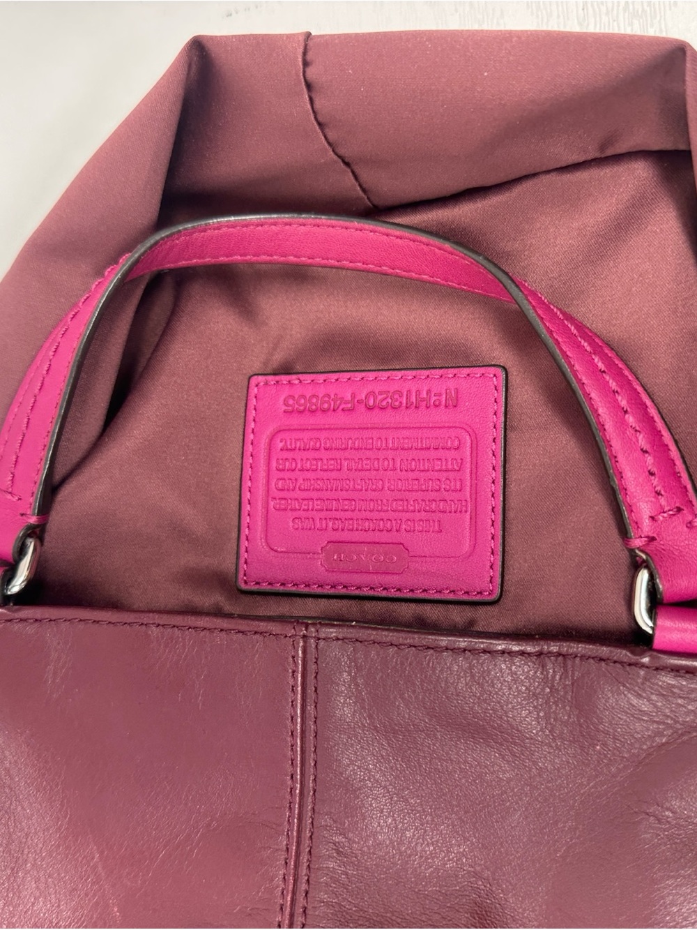 Coach Park Quilted Color-block Mini - Picture 11 of 13